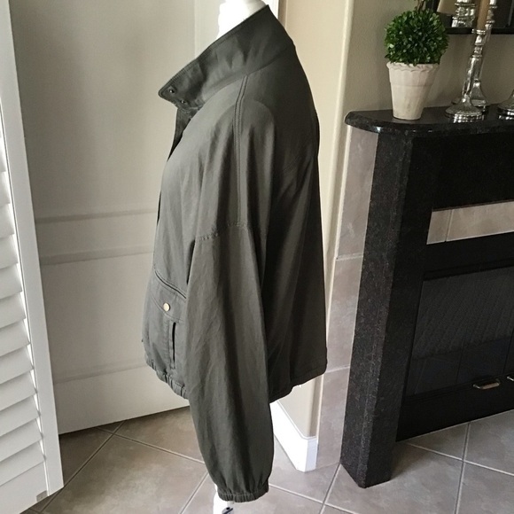 NEW Car Coat Jacket XL Fatigue Green Stretch Elastic Sleeves Supplies Union Bay - Picture 7 of 16